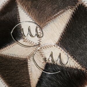 Sterling Silver Corkscrew detail Earrings